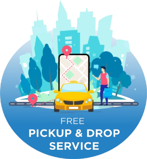 Free Pickup and Drop service for Flamingo Park at River View City at Flamingo Park at River View City  At Loni Kalbhor, Solapur Highway, Pune site visit